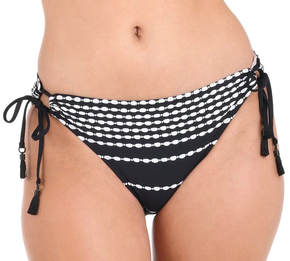 La Blanca City Lights Tie Side Hipster Bikini Bottom 6 NWT